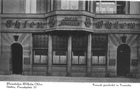 Winiarnia Wilhelma Ohlena przy Alei Niepodległości. Obecnie restauracja "Bajka". (1915 r.)