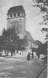 Dawny kościół Garnizonowy wybudowany z betonu w latach 1913-1915. Obecnie kościół Najświętszego Serca Pana Jezusa na placu Zwycięstwa. (1921 r.)