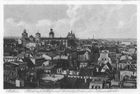 Panorama miasta z wieży kościoła Św. Jana Ewangelisty w kierunku Starego Miasta oraz Zamku Książąt Pomorskich (1910 r.)