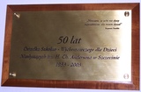 ul. Szpitalna 15, tablica: 50 lat Ośrodka Szkolno -Wychowawczego... , 2003.