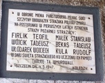 ul.Grodzka 1/5, tablica poświęcona strażakom, 04.05.1947 r.
