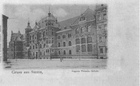 Ul. Kaszubska od strony aresztu, z nie istniejcym budynkiem szkoły Augusta Victoria Schule (1901 r.)