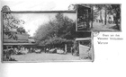 Nie istniejąca restauracja letnia "Waldschloss" w rejonie ul. Podbórzańskiej na Wzgórzach Warszewskich. (1904 r.)
