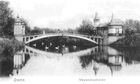 Mostek nad jeziorem Rusałka w Parku Kasprowicza (1910 r.)