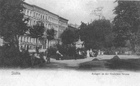 Zabudowa przy zachodniej stronie ul. Matejki - naprzeciw Parku Żeromskiego (1905 r.)