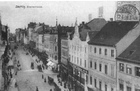 Zabudowa północnej strony ul. Wyszynskiego - od strony Odry w kierunku Bramy Portowej (1908 r.)